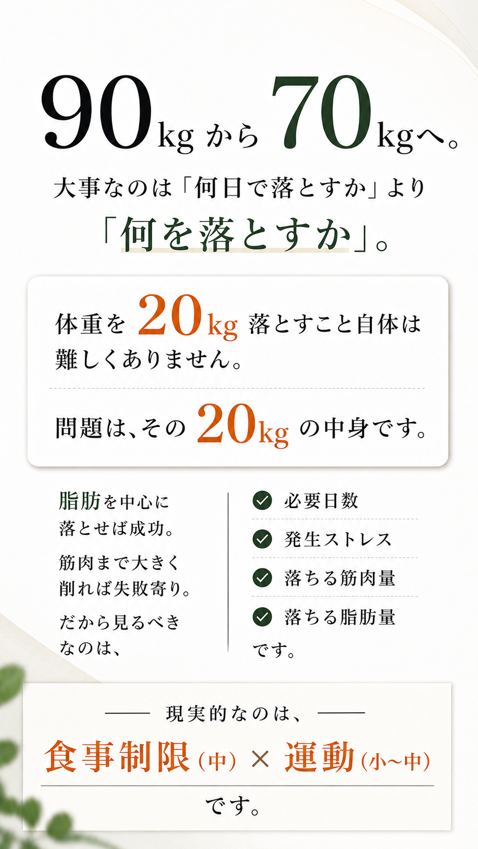痩せる仕組みはシンプル｜ダイエットの基本ガイド 2ページ目